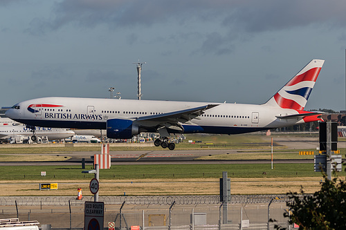 British Airways Boeing 777-200ER G-VIIC at London Heathrow Airport (EGLL/LHR) British Airways Boeing 777-200ER G-VIIC at London Heathrow Airport (EGLL/LHR)