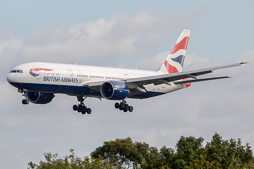 British Airways Boeing 777-200ER G-VIIE at London Heathrow Airport (EGLL/LHR) British Airways Boeing 777-200ER G-VIIE at London Heathrow Airport (EGLL/LHR)