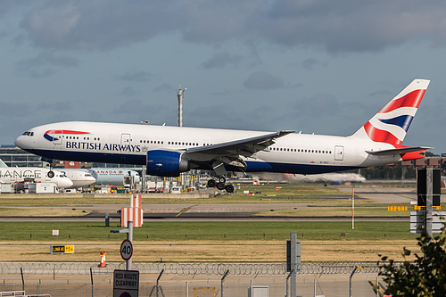 British Airways Boeing 777-200ER G-VIIJ at London Heathrow Airport (EGLL/LHR)