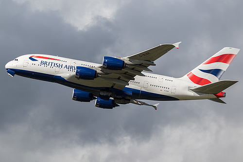 British Airways Airbus A380-800 G-XLEK at London Heathrow Airport (EGLL/LHR)