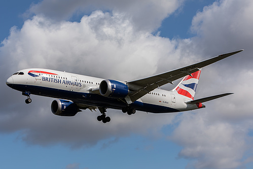 British Airways Boeing 787-8 G-ZBJC at London Heathrow Airport (EGLL/LHR) British Airways Boeing 787-8 G-ZBJC at London Heathrow Airport (EGLL/LHR)