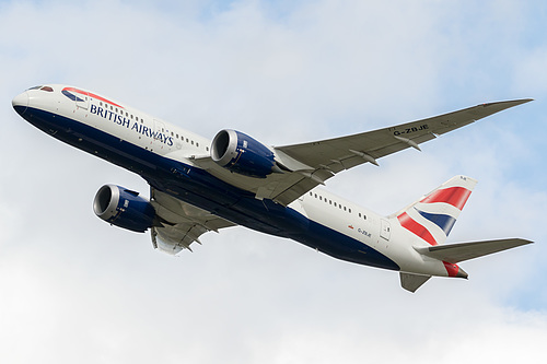 British Airways Boeing 787-8 G-ZBJE at London Heathrow Airport (EGLL/LHR) British Airways Boeing 787-8 G-ZBJE at London Heathrow Airport (EGLL/LHR)
