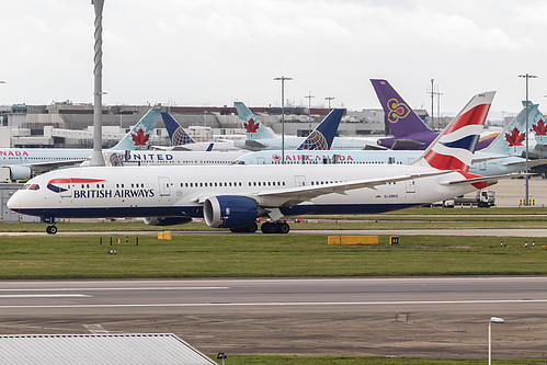 British Airways Boeing 787-9 G-ZBKE at London Heathrow Airport (EGLL/LHR) British Airways Boeing 787-9 G-ZBKE at London Heathrow Airport (EGLL/LHR)