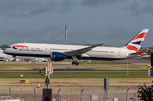 British Airways Boeing 787-9 G-ZBKE at London Heathrow Airport (EGLL/LHR)