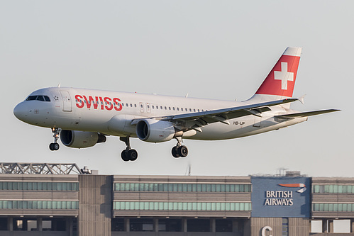 Swiss International Air Lines Airbus A320-200 HB-IJP at London Heathrow Airport (EGLL/LHR)