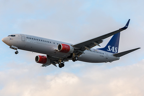 Scandinavian Airlines Boeing 737-800 LN-RGH at London Heathrow Airport (EGLL/LHR)