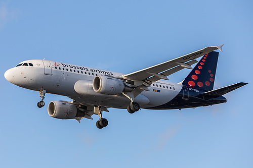 Brussels Airlines Airbus A319-100 OO-SSA at London Heathrow Airport (EGLL/LHR) Brussels Airlines Airbus A319-100 OO-SSA at London Heathrow Airport (EGLL/LHR)