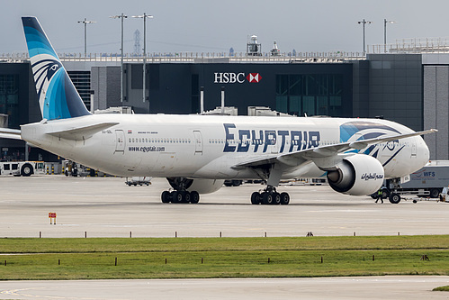EgyptAir Boeing 777-300ER SU-GDL at London Heathrow Airport (EGLL/LHR)