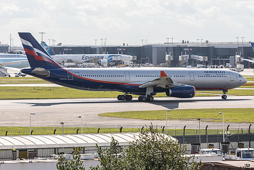 Aeroflot Airbus A330-300 VQ-BEL at London Heathrow Airport (EGLL/LHR)