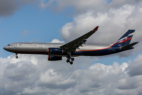 Aeroflot Airbus A330-300 VQ-BEL at London Heathrow Airport (EGLL/LHR)