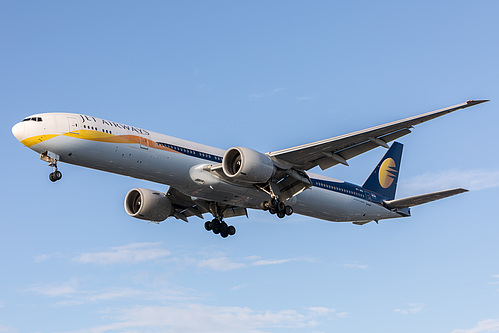 Jet Airways Boeing 777-300ER VT-JEQ at London Heathrow Airport (EGLL/LHR)