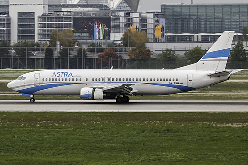 Astra Airlines Boeing 737-400 LZ-CGW at Munich International Airport (EDDM/MUC) Astra Airlines Boeing 737-400 LZ-CGW at Munich International Airport (EDDM/MUC)