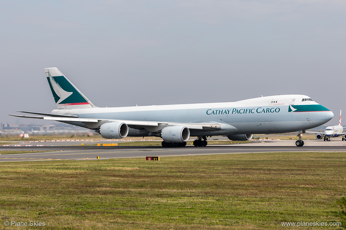 Cathay Pacific Boeing 747-8F B-LJJ at Frankfurt am Main International Airport (EDDF/FRA)