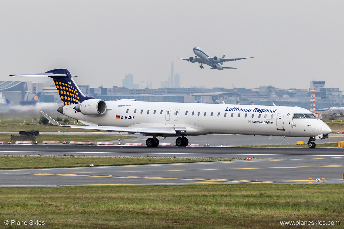 Lufthansa CityLine Canadair CRJ-900 D-ACNE at Frankfurt am Main International Airport (EDDF/FRA) Lufthansa CityLine Canadair CRJ-900 D-ACNE at Frankfurt am Main International Airport (EDDF/FRA)
