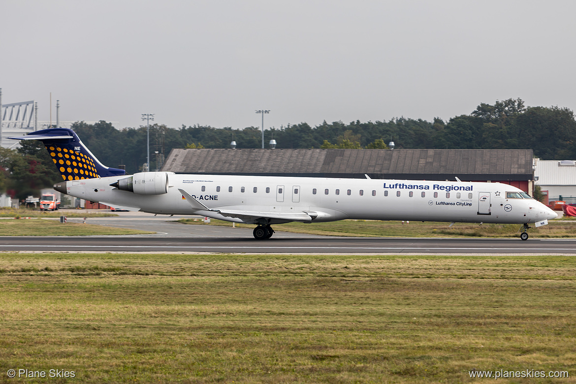 Lufthansa CityLine Canadair CRJ-900 D-ACNE at Frankfurt am Main International Airport (EDDF/FRA) Lufthansa CityLine Canadair CRJ-900 D-ACNE at Frankfurt am Main International Airport (EDDF/FRA)