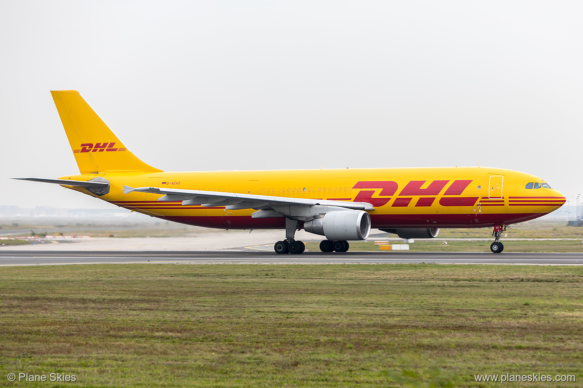 European Air Transport Airbus A300-600F D-AEAS at Frankfurt am Main International Airport (EDDF/FRA)