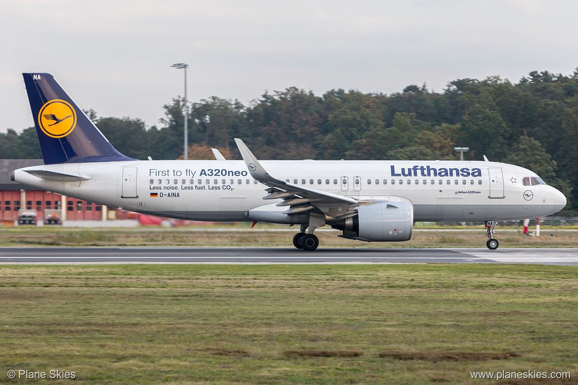 Lufthansa Airbus A320neo D-AINA at Frankfurt am Main International Airport (EDDF/FRA) Lufthansa Airbus A320neo D-AINA at Frankfurt am Main International Airport (EDDF/FRA)