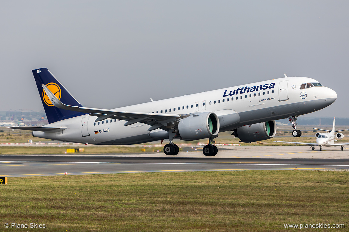 Lufthansa Airbus A320neo D-AING at Frankfurt am Main International Airport (EDDF/FRA)