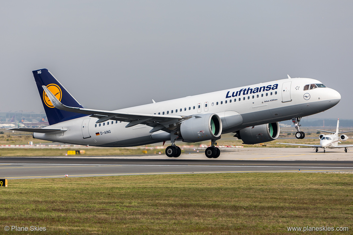 Lufthansa Airbus A320neo D-AING at Frankfurt am Main International Airport (EDDF/FRA) Lufthansa Airbus A320neo D-AING at Frankfurt am Main International Airport (EDDF/FRA)