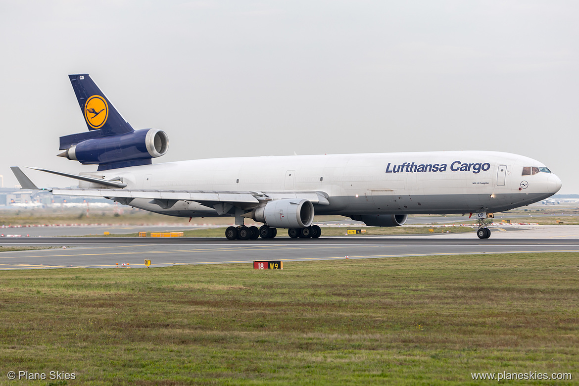 Lufthansa Cargo McDonnell Douglas MD-11F D-ALCD at Frankfurt am Main International Airport (EDDF/FRA)