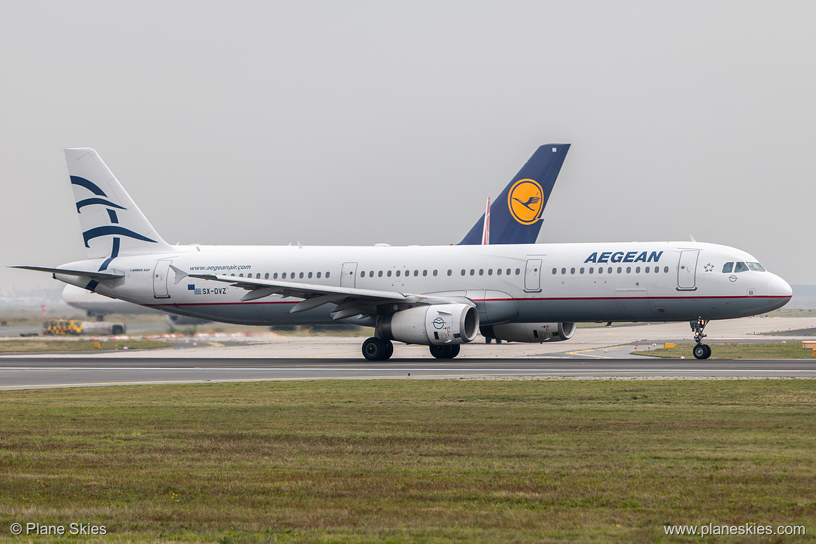 Aegean Airlines Airbus A321-200 SX-DVZ at Frankfurt am Main International Airport (EDDF/FRA)