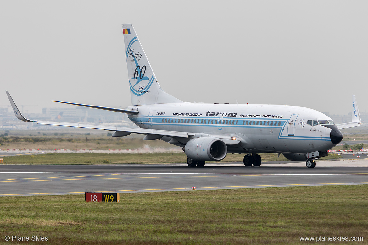 TAROM Boeing 737-700 YR-BGG at Frankfurt am Main International Airport (EDDF/FRA)