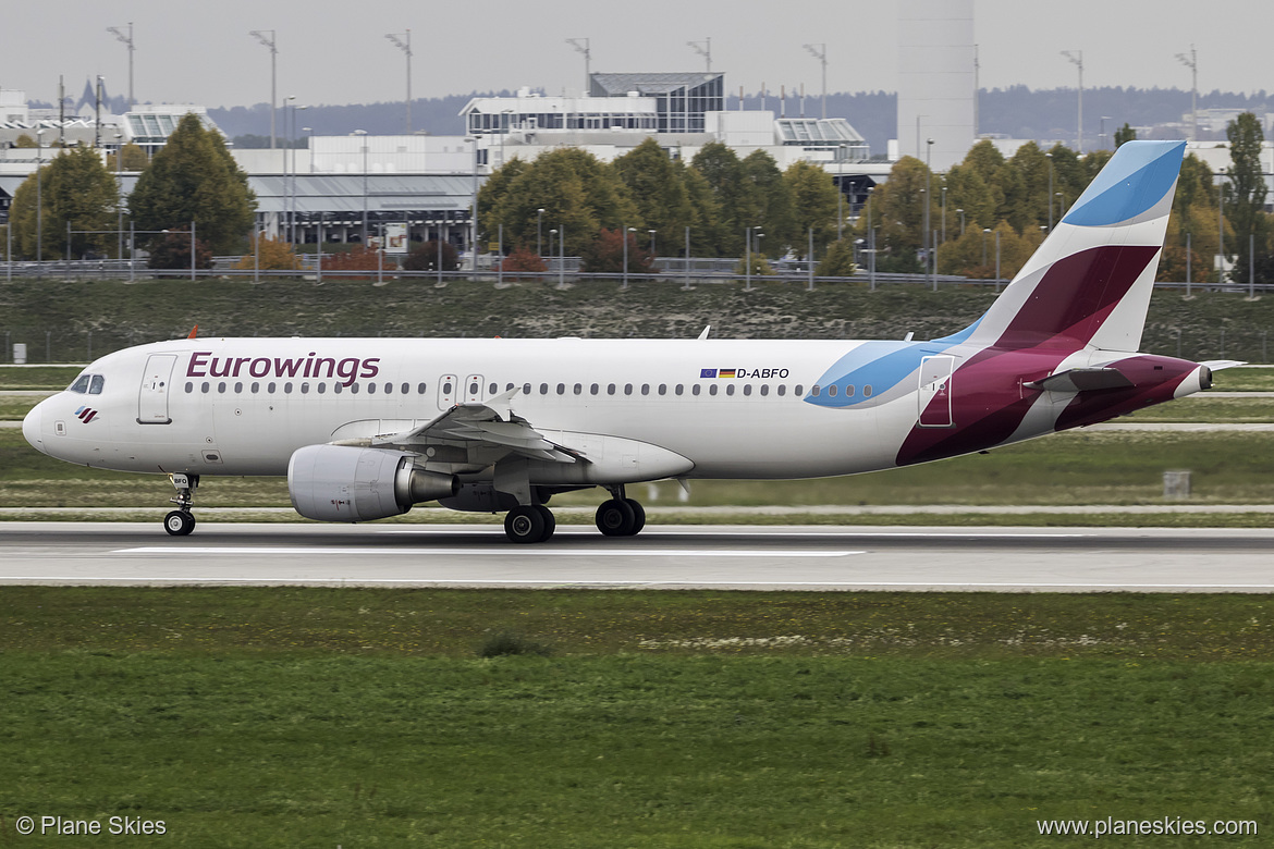 Eurowings Airbus A320-200 D-ABFO at Munich International Airport (EDDM/MUC) Eurowings Airbus A320-200 D-ABFO at Munich International Airport (EDDM/MUC)