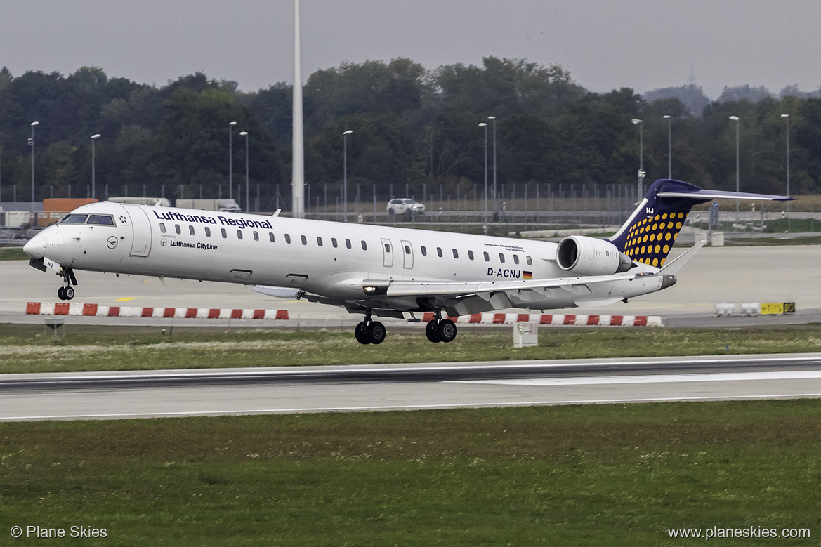 Lufthansa CityLine Canadair CRJ-900 D-ACNJ at Munich International Airport (EDDM/MUC)