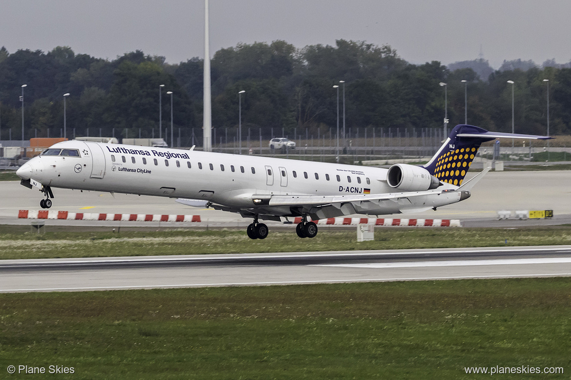 Lufthansa CityLine Canadair CRJ-900 D-ACNJ at Munich International Airport (EDDM/MUC) Lufthansa CityLine Canadair CRJ-900 D-ACNJ at Munich International Airport (EDDM/MUC)