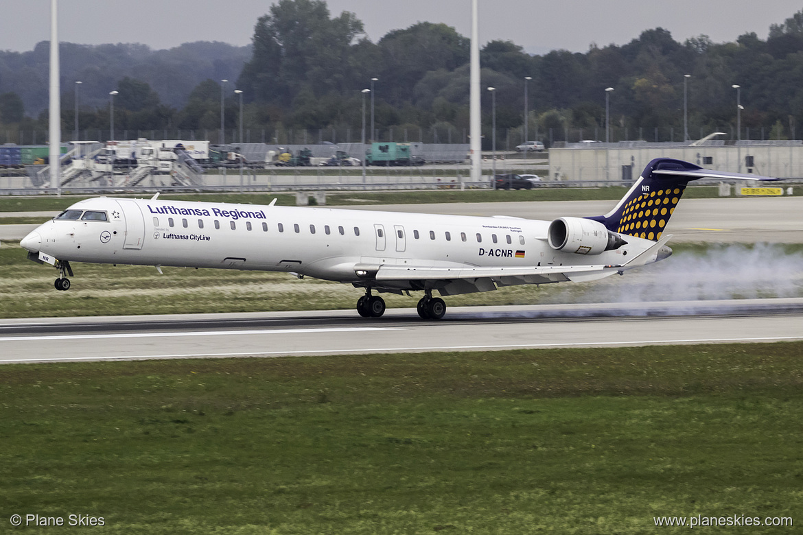 Lufthansa CityLine Canadair CRJ-900 D-ACNR at Munich International Airport (EDDM/MUC) Lufthansa CityLine Canadair CRJ-900 D-ACNR at Munich International Airport (EDDM/MUC)