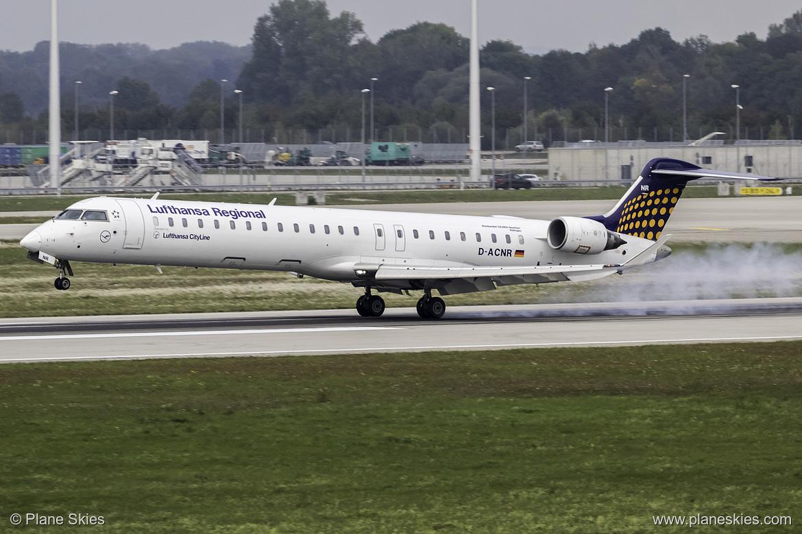 Lufthansa CityLine Canadair CRJ-900 D-ACNR at Munich International Airport (EDDM/MUC)