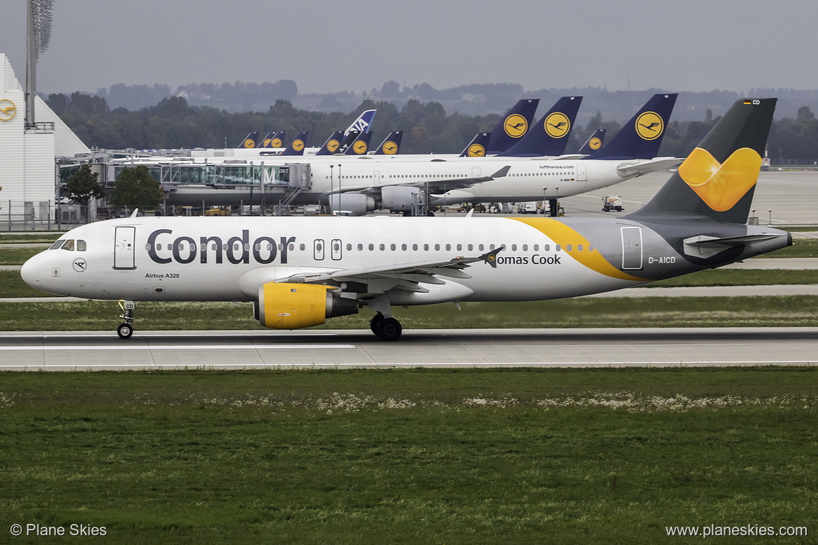 Condor Airbus A320-200 D-AICD at Munich International Airport (EDDM/MUC)