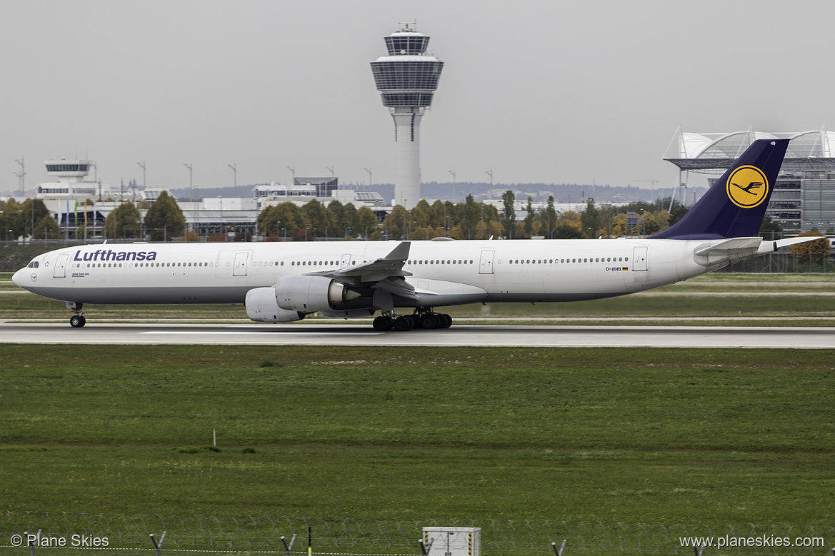 Lufthansa Airbus A340-600 D-AIHB at Munich International Airport (EDDM/MUC)