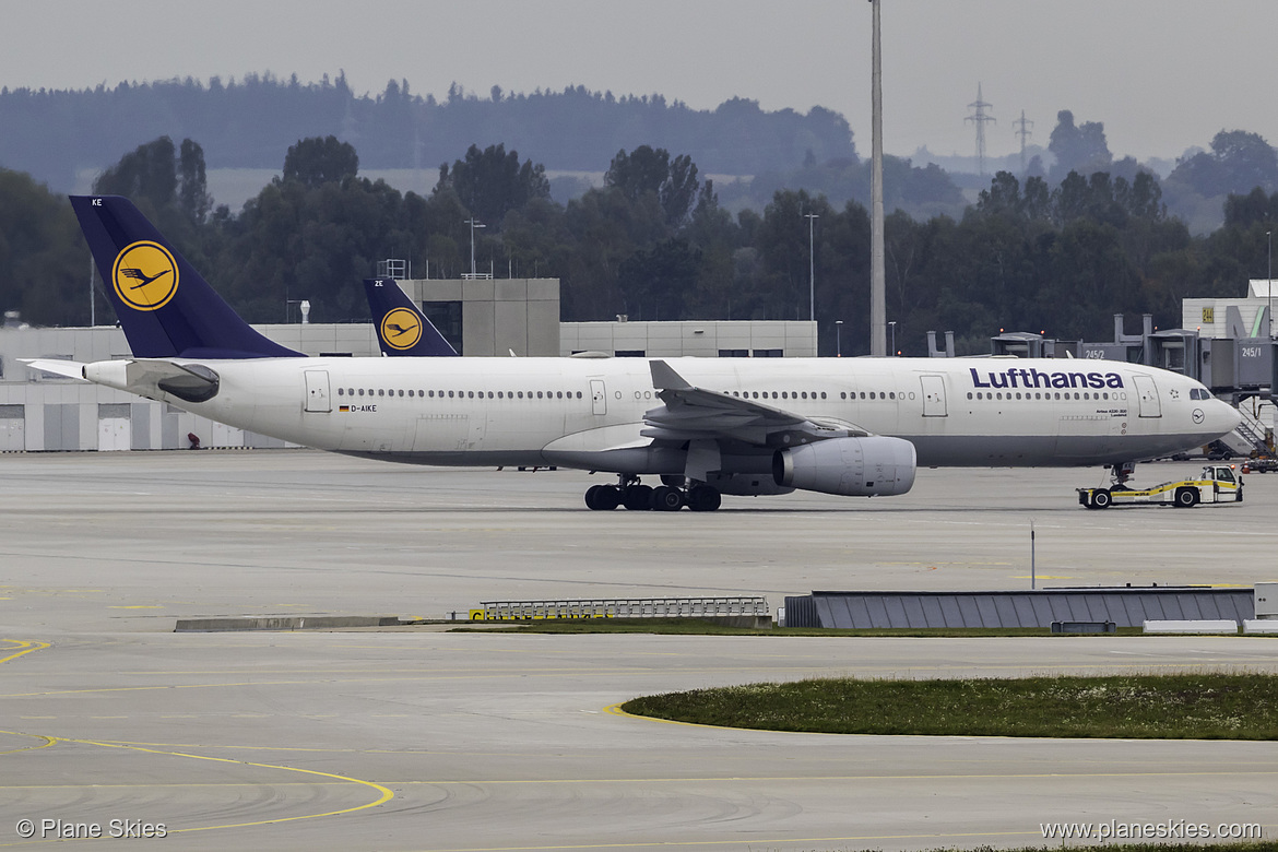 Lufthansa Airbus A330-300 D-AIKE at Munich International Airport (EDDM/MUC)