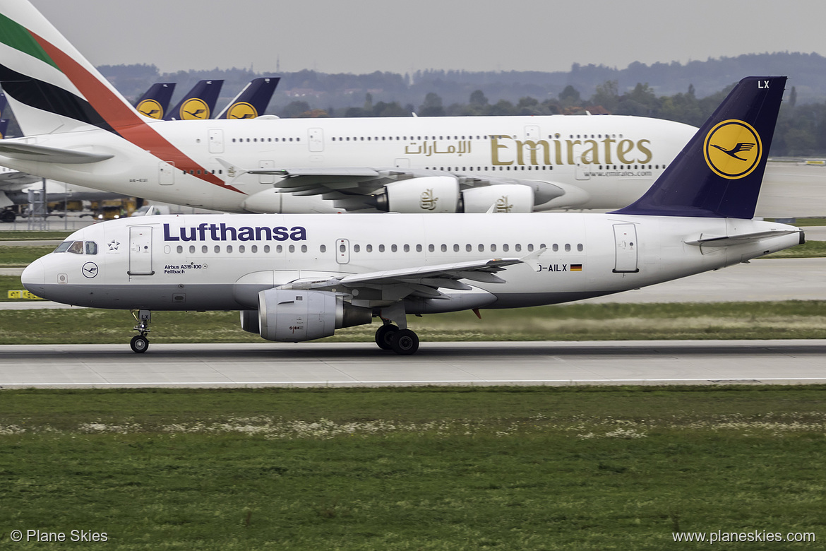 Lufthansa Airbus A319-100 D-AILX at Munich International Airport (EDDM/MUC)