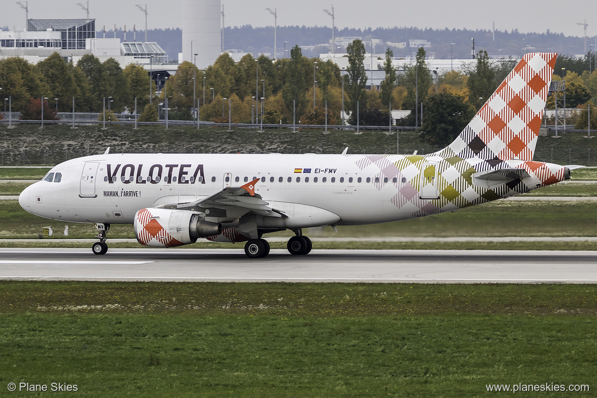 Volotea Airbus A319-100 EI-FMV at Munich International Airport (EDDM/MUC)