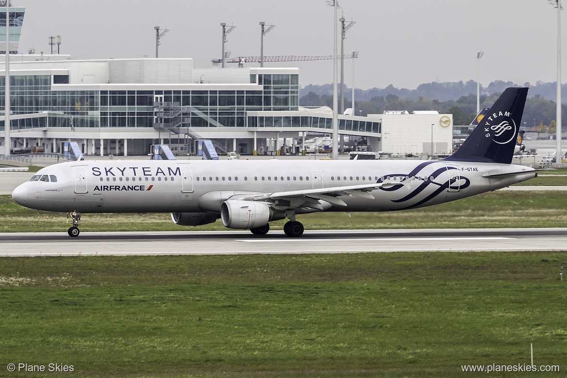 Air France Airbus A321-200 F-GTAE at Munich International Airport (EDDM/MUC)