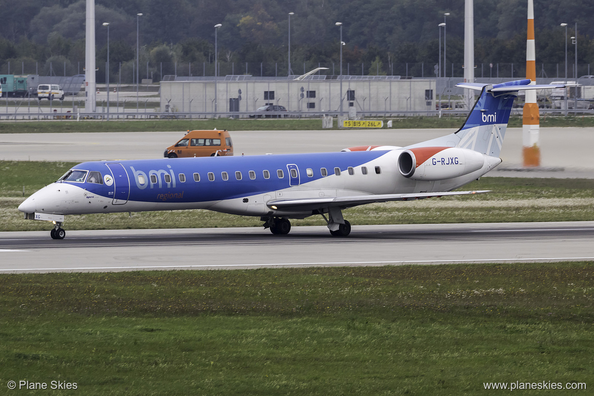 BMI Regional Embraer ERJ-145 G-RJXG at Munich International Airport (EDDM/MUC) BMI Regional Embraer ERJ-145 G-RJXG at Munich International Airport (EDDM/MUC)