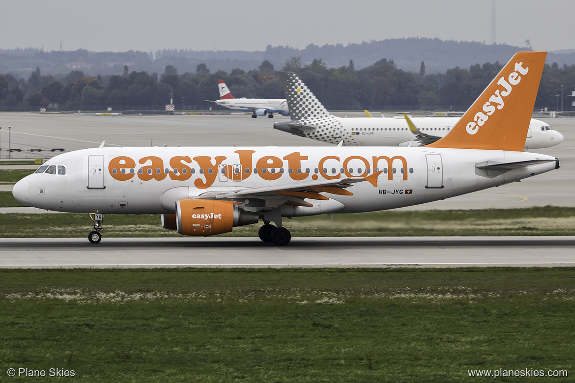 EasyJet Switzerland Airbus A319-100 HB-JYG at Munich International Airport (EDDM/MUC) EasyJet Switzerland Airbus A319-100 HB-JYG at Munich International Airport (EDDM/MUC)