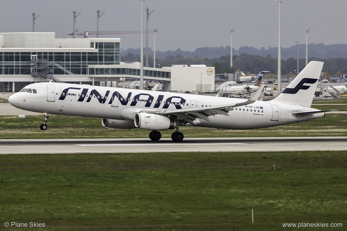 Finnair Airbus A321-200 OH-LZH at Munich International Airport (EDDM/MUC)