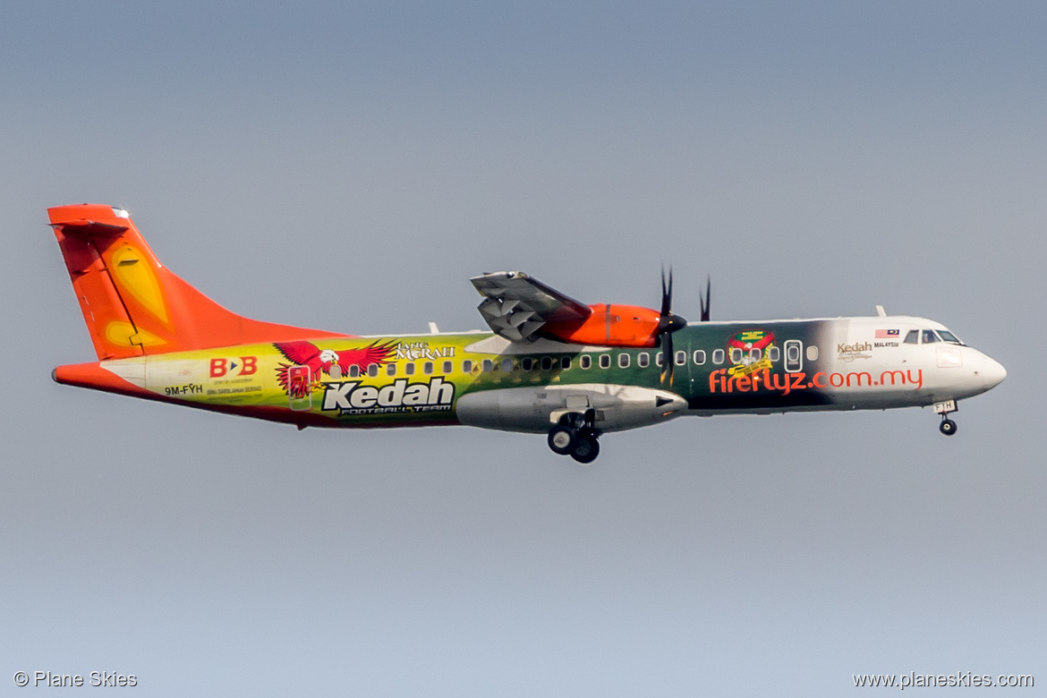 Firefly ATR ATR 72-500 9M-FYH at Singapore Changi Airport (WSSS/SIN)