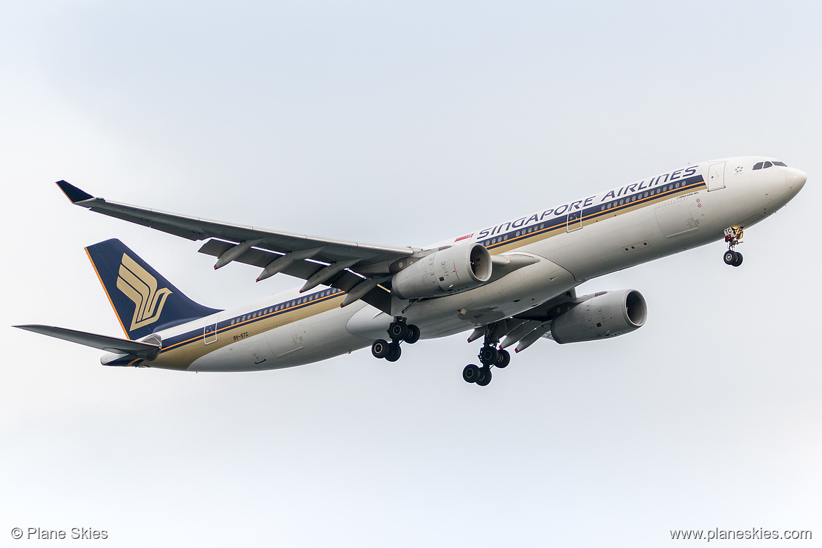 Singapore Airlines Airbus A330-300 9V-STC at Singapore Changi Airport (WSSS/SIN)