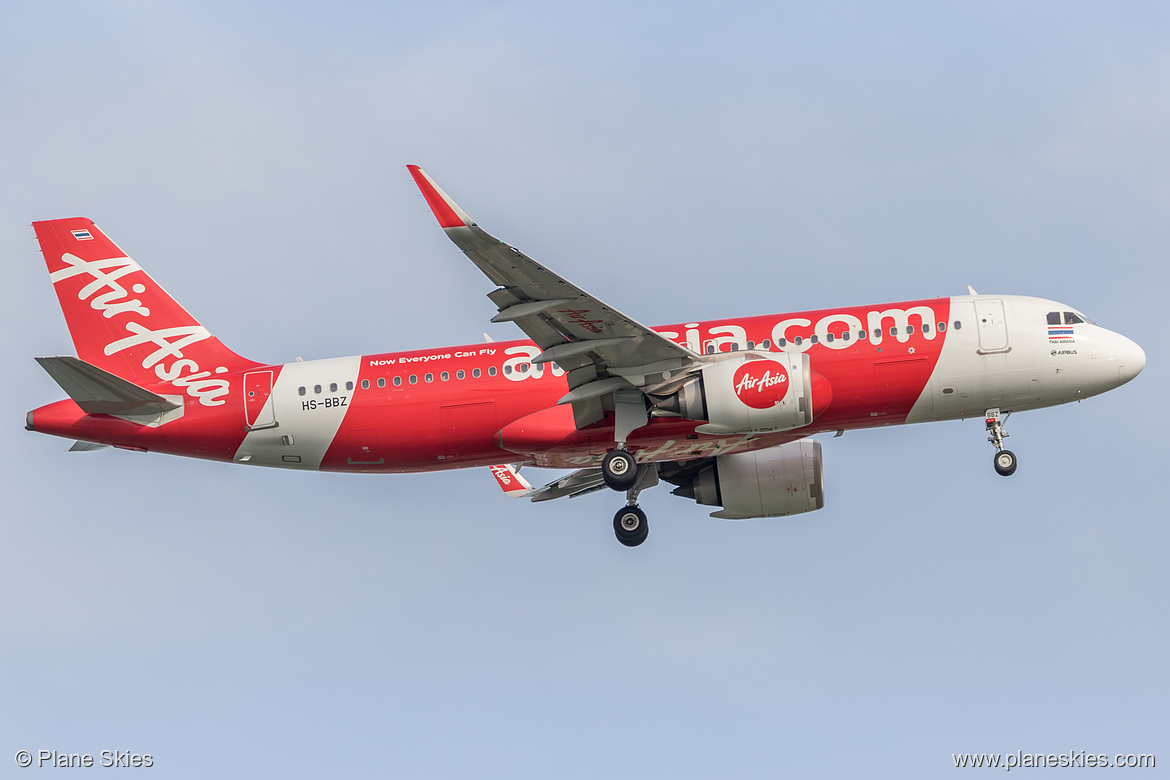 Thai AirAsia Airbus A320neo HS-BBZ at Singapore Changi Airport (WSSS/SIN) Thai AirAsia Airbus A320neo HS-BBZ at Singapore Changi Airport (WSSS/SIN)