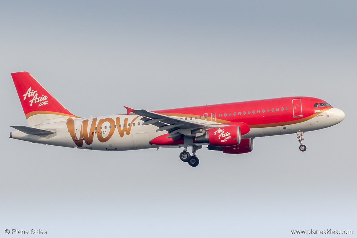 Indonesia AirAsia Airbus A320-200 PK-AXS at Singapore Changi Airport (WSSS/SIN) Indonesia AirAsia Airbus A320-200 PK-AXS at Singapore Changi Airport (WSSS/SIN)