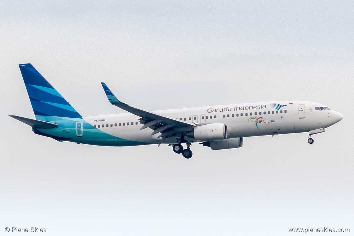 Garuda Indonesia Boeing 737-800 PK-GMI at Singapore Changi Airport (WSSS/SIN)