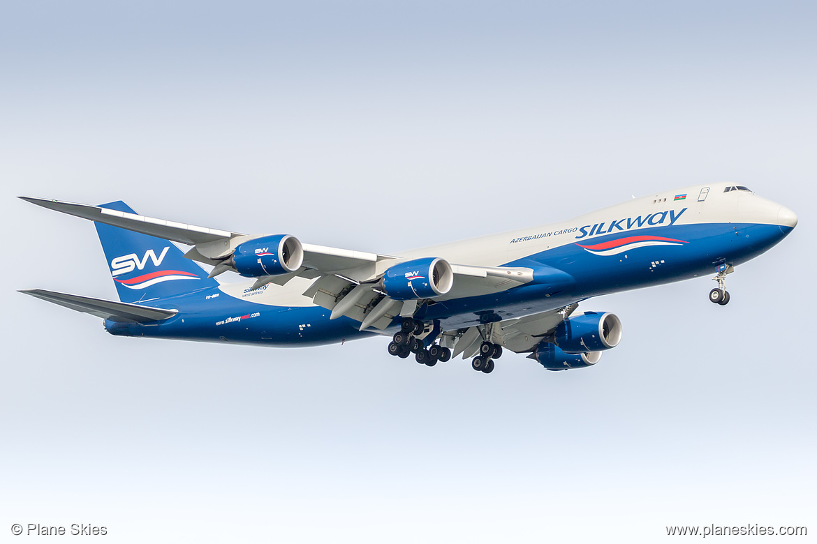 Silk Way West Airlines Boeing 747-8F VQ-BBM at Singapore Changi Airport (WSSS/SIN) Silk Way West Airlines Boeing 747-8F VQ-BBM at Singapore Changi Airport (WSSS/SIN)