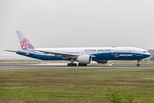 China Airlines Boeing 777-300ER B-18007 at Frankfurt am Main International Airport (EDDF/FRA)