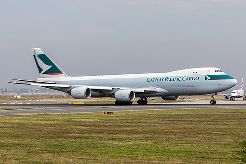 Cathay Pacific Boeing 747-8F B-LJJ at Frankfurt am Main International Airport (EDDF/FRA) Cathay Pacific Boeing 747-8F B-LJJ at Frankfurt am Main International Airport (EDDF/FRA)