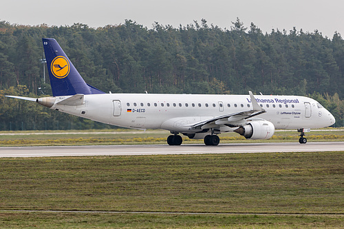 Lufthansa CityLine Embraer ERJ-190 D-AECD at Frankfurt am Main International Airport (EDDF/FRA)