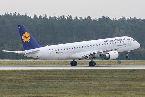 Lufthansa CityLine Embraer ERJ-190 D-AECH at Frankfurt am Main International Airport (EDDF/FRA) Lufthansa CityLine Embraer ERJ-190 D-AECH at Frankfurt am Main International Airport (EDDF/FRA)